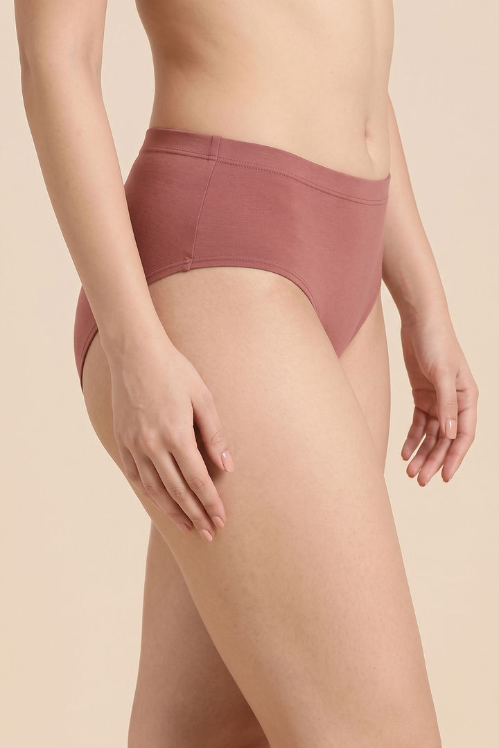 Zivame Full Coverage Medium Rise Hipster Panty (Pack of 3) - Multicolor — image 12